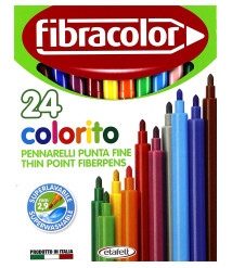 Carioci 24 culori FIBRACOLOR